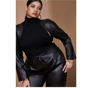 BNIB Eloquii Faux Leather Sleeves